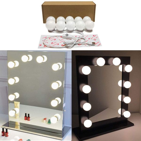 hollywood style vanity mirror lights makeup vanity light kit with 10 cosmetic dressing bulb usb power supply in dressing room
hollywood style vanity mirror lights makeup vanity light kit with 10 cosmetic dressing bulb usb power supply in dressing room