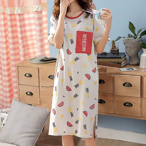 summer loose women fruit printed nightdress 2020 cute girl casual loose short sleeve sleepdress baggy sleepwear oversized, Black;red
summer loose women fruit printed nightdress 2020 cute girl casual loose short sleeve sleepdress baggy sleepwear oversized, Black;red