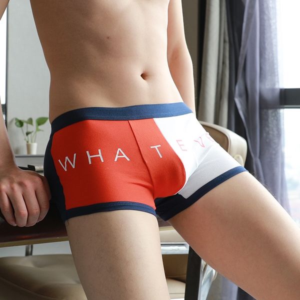 men's underwear pure cotton boxer pants fashionable men's sports underwear breathable comfortable splicing boxer pants, Black;white
men's underwear pure cotton boxer pants fashionable men's sports underwear breathable comfortable splicing boxer pants, Black;white