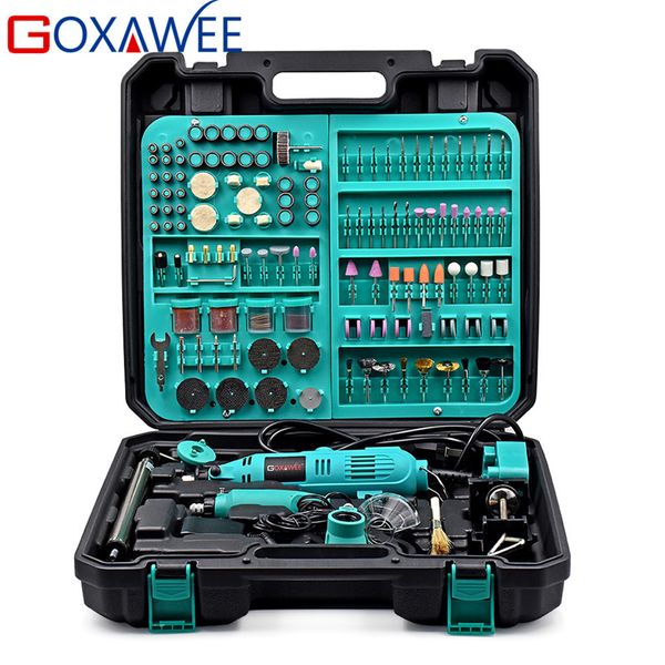 goxawee 2pcs electric mini drill dremel style electric rotary tool variable speed with accessories power tools for woodworking
goxawee 2pcs electric mini drill dremel style electric rotary tool variable speed with accessories power tools for woodworking