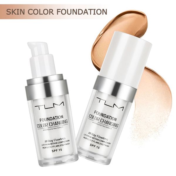 tlm 30ml temperature change complexion liquid foundation cream concealer hydrating makeup coverage base cosmetics primer foundation
tlm 30ml temperature change complexion liquid foundation cream concealer hydrating makeup coverage base cosmetics primer foundation
