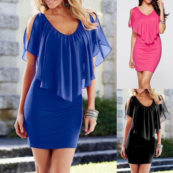 muqgew 2019 new fashion womens fashion cold shoulder ruffle v-neck dress ladies bodycon slim thin mini dress for female new, Black;gray
muqgew 2019 new fashion womens fashion cold shoulder ruffle v-neck dress ladies bodycon slim thin mini dress for female new, Black;gray