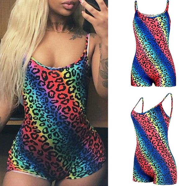 women's jumpsuits & rompers leopard sleeveless playsuit women short casual playsuits romper, Black;white
women's jumpsuits & rompers leopard sleeveless playsuit women short casual playsuits romper, Black;white