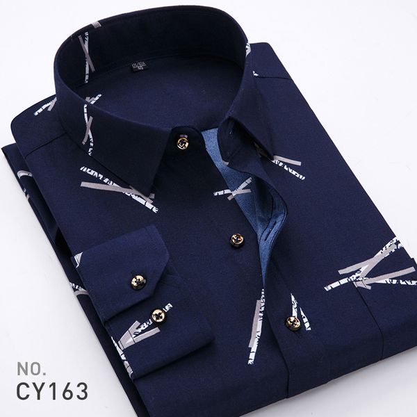 2018 spring fashion men's long-sleeved shirts business men's shirt youth large print wear men shirt long sleeve, White;black
2018 spring fashion men's long-sleeved shirts business men's shirt youth large print wear men shirt long sleeve, White;black