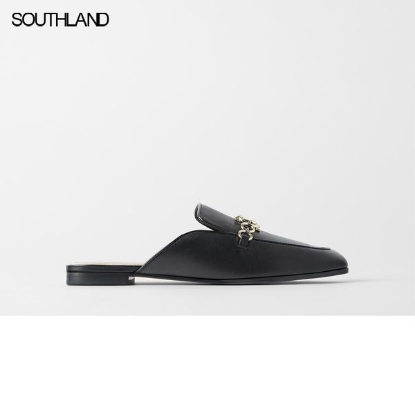 southland summer new outside slipper sheepskin low heel chain pearl decorations women mules, Black
southland summer new outside slipper sheepskin low heel chain pearl decorations women mules, Black
