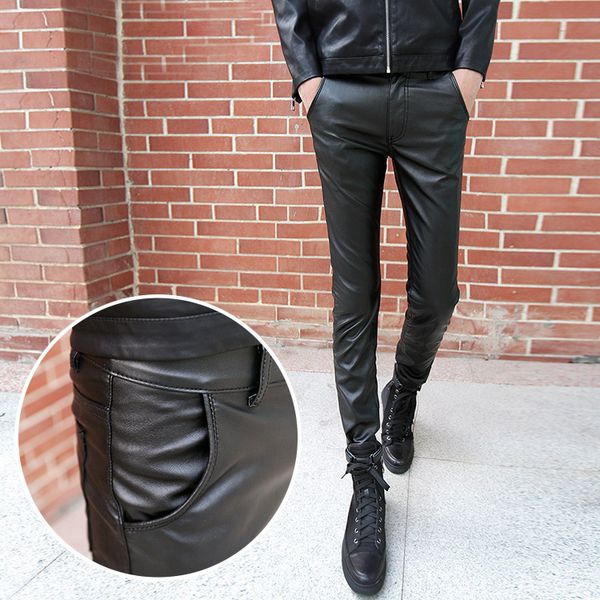 2016 spring and autumn new style men korean-style slim fit pants pu leather pants trend nightclub versatile black long, White;black
2016 spring and autumn new style men korean-style slim fit pants pu leather pants trend nightclub versatile black long, White;black