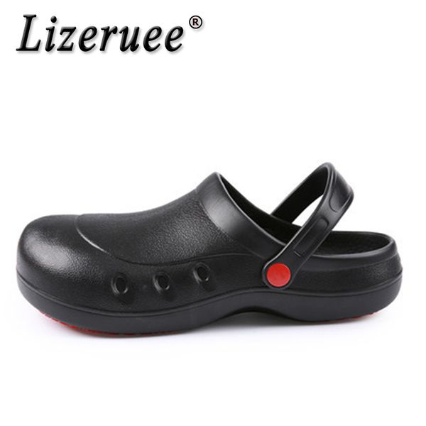 lizeruee eva non-slip waterproof oil-proof kitchen work shoes for chef master cook l restaurant slippers flat, Black
lizeruee eva non-slip waterproof oil-proof kitchen work shoes for chef master cook l restaurant slippers flat, Black