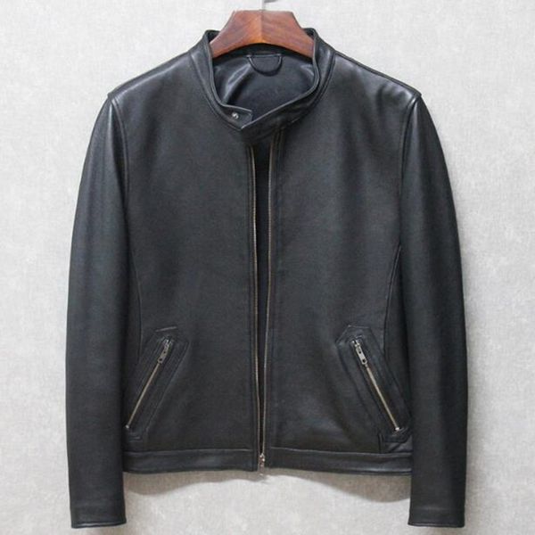 real sheepskin genuine leather jacket men motorcycle fashion vintage male retro leather coat black bomber jacket
real sheepskin genuine leather jacket men motorcycle fashion vintage male retro leather coat black bomber jacket