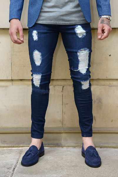 designer pants 2020 fashion mens skinny jeans mens tight fitting solid color denim pants for male, Blue
designer pants 2020 fashion mens skinny jeans mens tight fitting solid color denim pants for male, Blue
