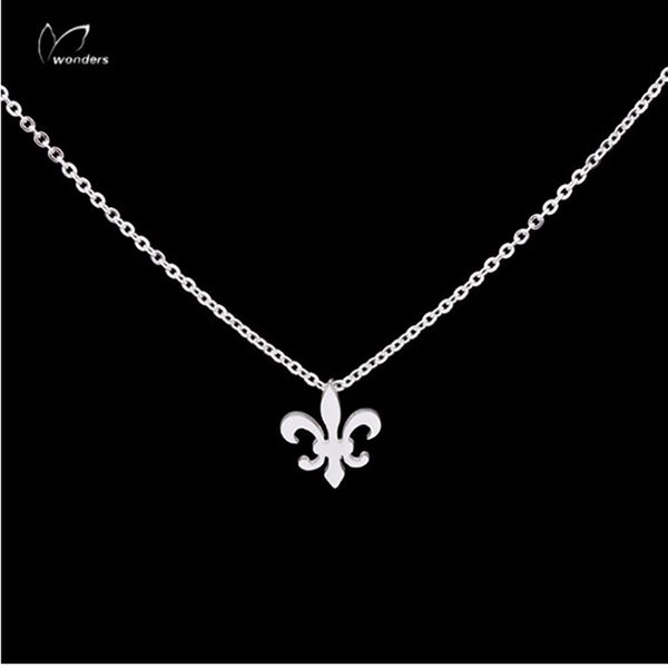 fashion alien cross choker necklace woman gold sliver stainless steel pendant necklace minimalist fleur-de lis iris jewelry, Silver
fashion alien cross choker necklace woman gold sliver stainless steel pendant necklace minimalist fleur-de lis iris jewelry, Silver