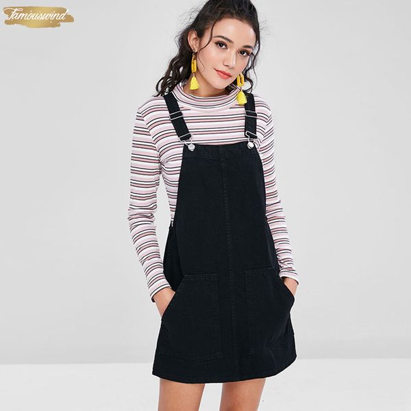 women dress fashion black romper striped pocket denim adjustable suspender belt autumn female braces white dress, Black;gray
women dress fashion black romper striped pocket denim adjustable suspender belt autumn female braces white dress, Black;gray