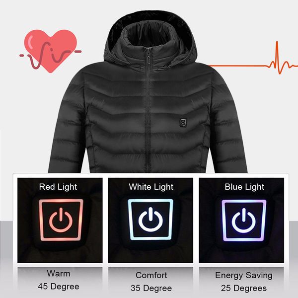 mens women heated outdoor vest coat usb electric battery long sleeves heating hooded jacket warm winter thermal clothing skiing, Gray;blue
mens women heated outdoor vest coat usb electric battery long sleeves heating hooded jacket warm winter thermal clothing skiing, Gray;blue