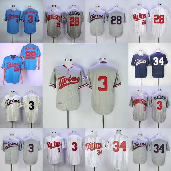 3 Harmon Killebrew 28 Bert Blyleven 34 Kirby Puckett Бейсбол Трикотажные прошитой Мужчины Быстрая свободная перевозка груза
3 Harmon Killebrew 28 Bert Blyleven 34 Kirby Puckett Бейсбол Трикотажные прошитой Мужчины Быстрая свободная перевозка груза