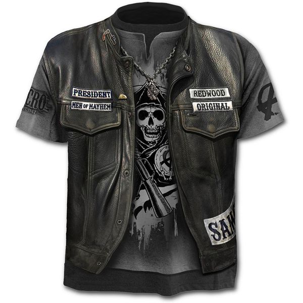 summer new fake print t-shirt skull 3d t-shirt summer trendy short sleeve men/female short sleeve 2019, White;black
summer new fake print t-shirt skull 3d t-shirt summer trendy short sleeve men/female short sleeve 2019, White;black