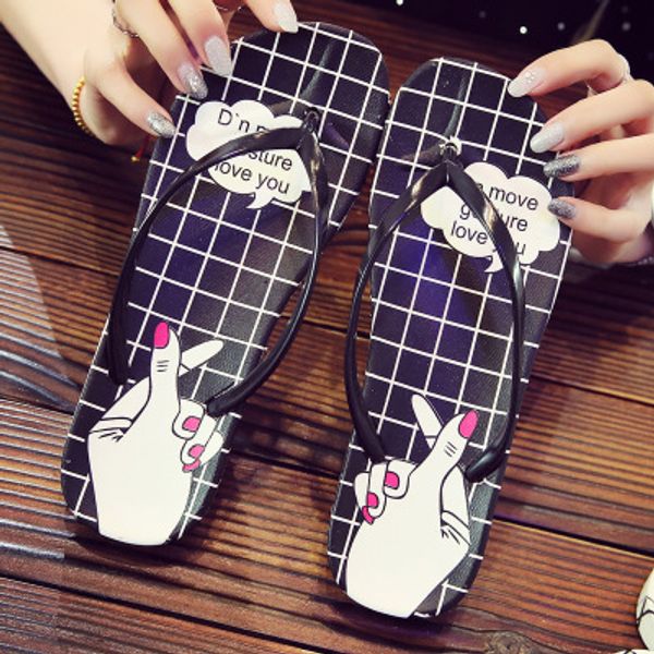 new 1 pair women's home slippers summer woman flat flip flops sandalias mujer women beach indoor outside shoes, Black
new 1 pair women's home slippers summer woman flat flip flops sandalias mujer women beach indoor outside shoes, Black