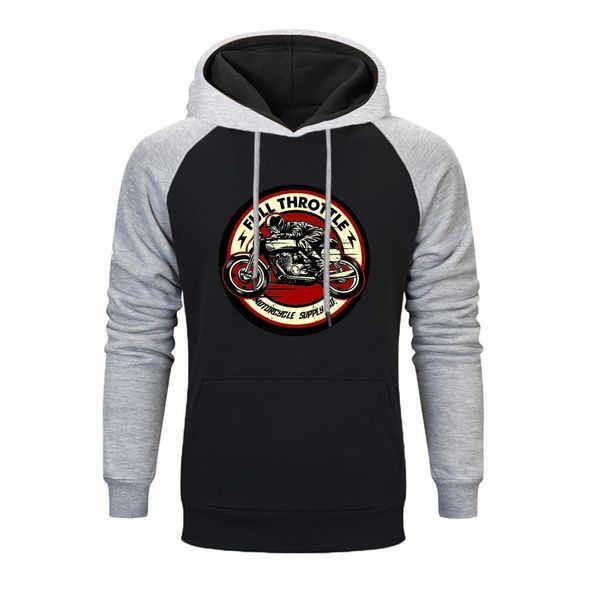 full throttle cafe racer rockabilly biker fashion raglan hoodies sportswear cool men winter fleece pullover harajuku streetwear, Black
full throttle cafe racer rockabilly biker fashion raglan hoodies sportswear cool men winter fleece pullover harajuku streetwear, Black
