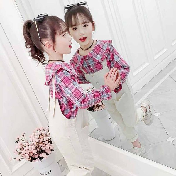 clothing sets new autumn active girls clothes children clothing plaid shirts+pants suit fashion girls teenager 2 pcs/sets 4-12y, White
clothing sets new autumn active girls clothes children clothing plaid shirts+pants suit fashion girls teenager 2 pcs/sets 4-12y, White