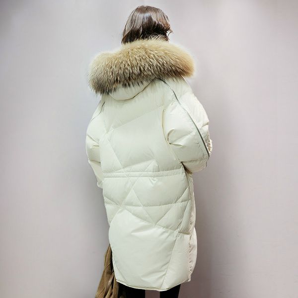 2020 korean style winter womens jacket oversize 90% duck down coat women long large real raccoon fur hooded 6101490, Black
2020 korean style winter womens jacket oversize 90% duck down coat women long large real raccoon fur hooded 6101490, Black