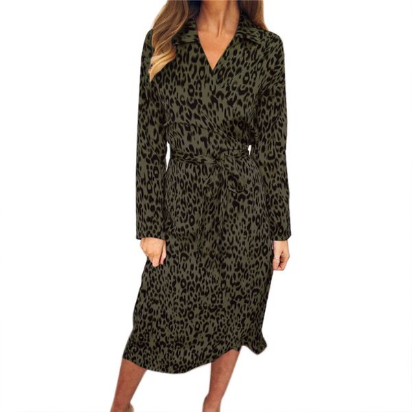 2019 fashion dress female womens leopard print v neck bandage long sleeve beach casual long dress elbise robe femme vestidos, Black;gray
2019 fashion dress female womens leopard print v neck bandage long sleeve beach casual long dress elbise robe femme vestidos, Black;gray