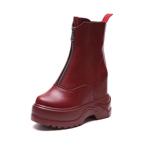 women's winter ankle boots pu leather hidden heel platform boots for woman 2019 winter warm plush female ankle boot women shoes, Black
women's winter ankle boots pu leather hidden heel platform boots for woman 2019 winter warm plush female ankle boot women shoes, Black