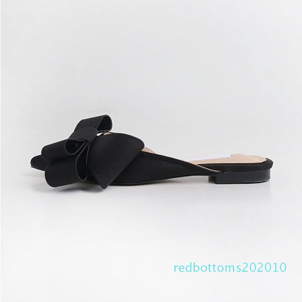 pointed toe slippers women flat mules women shoes bow tie slippers baotouflat heel sets semi r10, Black
pointed toe slippers women flat mules women shoes bow tie slippers baotouflat heel sets semi r10, Black