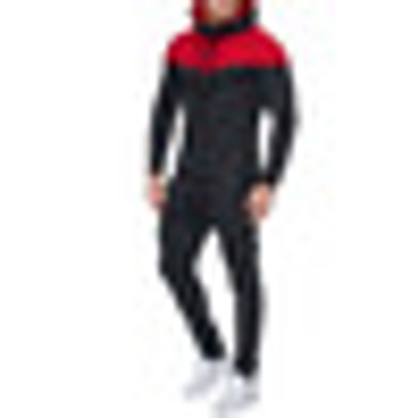 zogaa mens track suit casual 2 piece set fashion color block hooded sportswear sweatsuit for male survetement men sportsuit, Gray
zogaa mens track suit casual 2 piece set fashion color block hooded sportswear sweatsuit for male survetement men sportsuit, Gray
