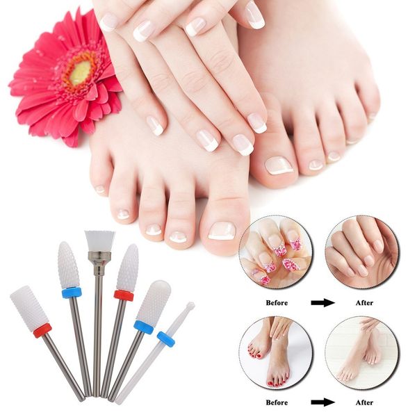 6pcs/set nail drill bits cuticle cleaner dust drill brush ceramic rotary polishing files nails grinding heads pedicure & manicure tool
6pcs/set nail drill bits cuticle cleaner dust drill brush ceramic rotary polishing files nails grinding heads pedicure & manicure tool