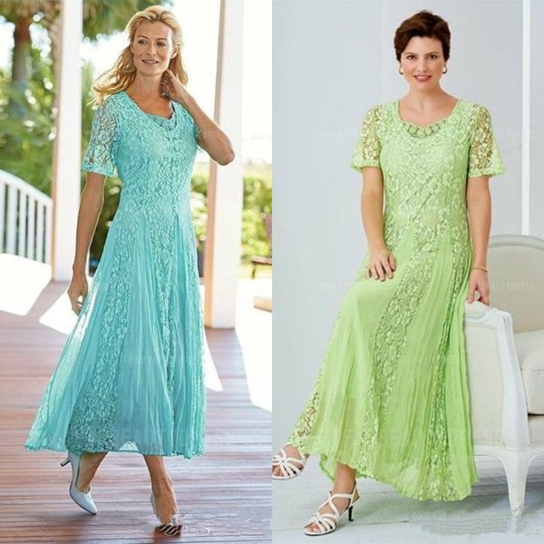 ankle length short mother of the bride dress short sleeve a line lace 2019 modern women prom gown evening party custom plus size, Black;red 
ankle length short mother of the bride dress short sleeve a line lace 2019 modern women prom gown evening party custom plus size, Black;red