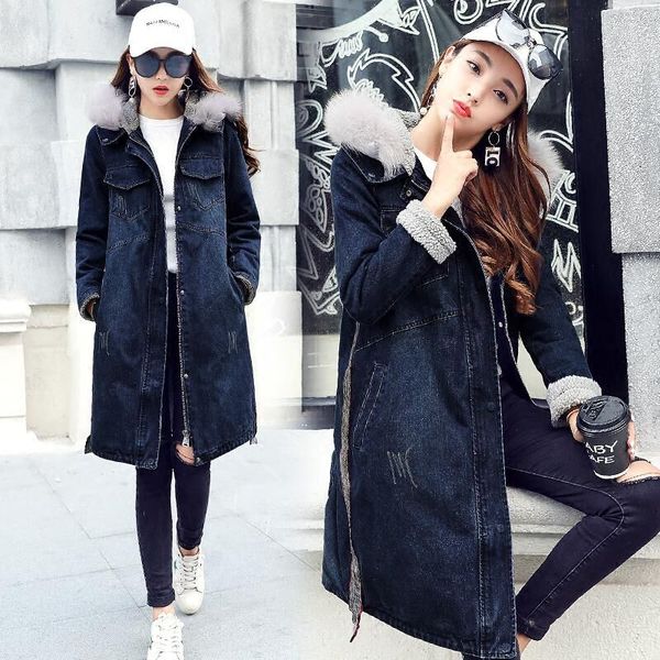 2019 warm winter long bomber women hooded coat jeans denim jackets basic ladies windbreaker clothing plus size cowboy outwear521, Black
2019 warm winter long bomber women hooded coat jeans denim jackets basic ladies windbreaker clothing plus size cowboy outwear521, Black