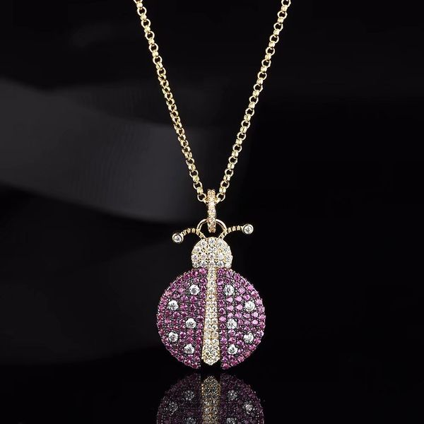 new statement punk beetle purple necklace gold color zircon animal jewelry for women girls gift zk40, Silver
new statement punk beetle purple necklace gold color zircon animal jewelry for women girls gift zk40, Silver