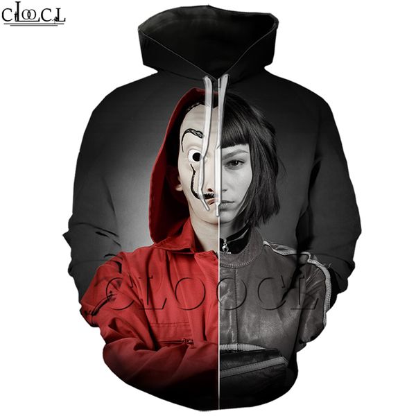 factory wholesale la casa de papel hoodies 3d print women men jogging sweatshirt money heist the paper house casual pullovers, Black
factory wholesale la casa de papel hoodies 3d print women men jogging sweatshirt money heist the paper house casual pullovers, Black