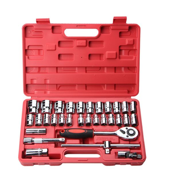 auto repair big combination suit tool profession auto car mounted 32-piece sleeve car repair kit set