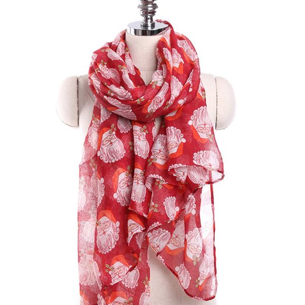 women scarf voile autumn winter unique elk santa pattern gift christmas shawl ladies warp warm festive, Blue;gray
women scarf voile autumn winter unique elk santa pattern gift christmas shawl ladies warp warm festive, Blue;gray