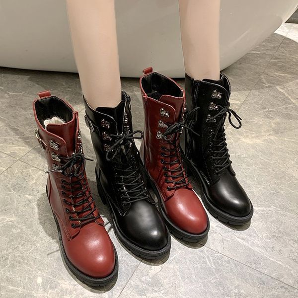 booty woman women's mid calf boots round toe booties ladies winter footwear boots-women shoes lace up med mid-calf rock, Black
booty woman women's mid calf boots round toe booties ladies winter footwear boots-women shoes lace up med mid-calf rock, Black