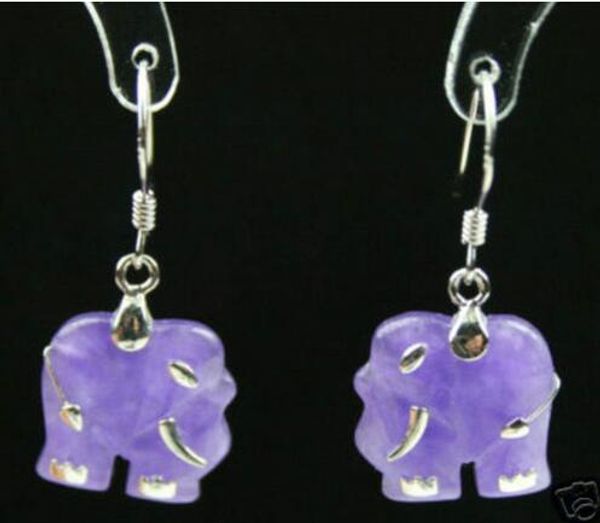 encanto púrpura natural tallada jade elefante danggle pendiente envÃo gratis, Silver
encanto púrpura natural tallada jade elefante danggle pendiente envÃo gratis, Silver