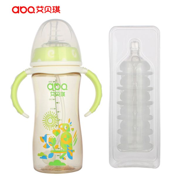 300ml baby drinker ppsu feeding bottle include 6 pacifiers wide mouth baby bottles for feeding bottle for children
300ml baby drinker ppsu feeding bottle include 6 pacifiers wide mouth baby bottles for feeding bottle for children