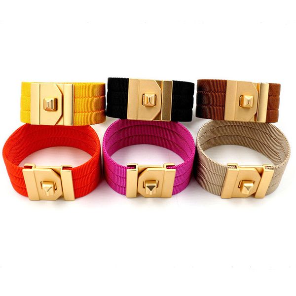 6color cuff women braided tape bracelet bangles simple steel lock design wide wrap charm bracelets female jewelry jbn0081, White
6color cuff women braided tape bracelet bangles simple steel lock design wide wrap charm bracelets female jewelry jbn0081, White