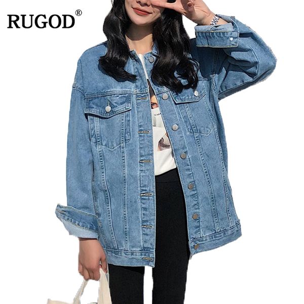 rugod solid turn-down collar jean jacket for women loose casual blue fashionable women coats female outwear denim feminine, Black;brown
rugod solid turn-down collar jean jacket for women loose casual blue fashionable women coats female outwear denim feminine, Black;brown