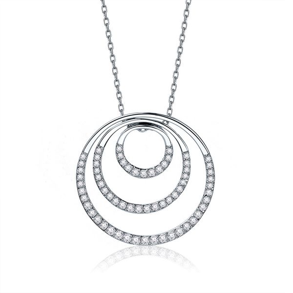 fashion section of creative circle chain necklace fine jewelry crystals from swarovskis female clothes hanging jewelry, Silver
fashion section of creative circle chain necklace fine jewelry crystals from swarovskis female clothes hanging jewelry, Silver