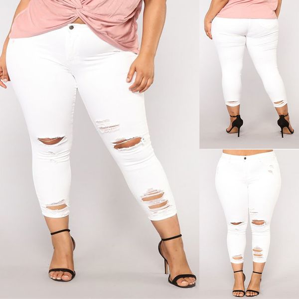 women summer pants 2019 new fashion solid elastic plus size denim pocket button casual boot cut jeans y515, Blue
women summer pants 2019 new fashion solid elastic plus size denim pocket button casual boot cut jeans y515, Blue