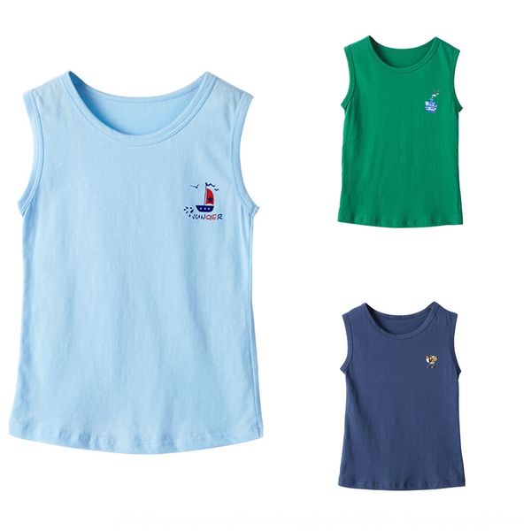 children's thin base cotton baby baby's all cotton round collar male vest and female children's i-type sleeveless vest, Blue
children's thin base cotton baby baby's all cotton round collar male vest and female children's i-type sleeveless vest, Blue