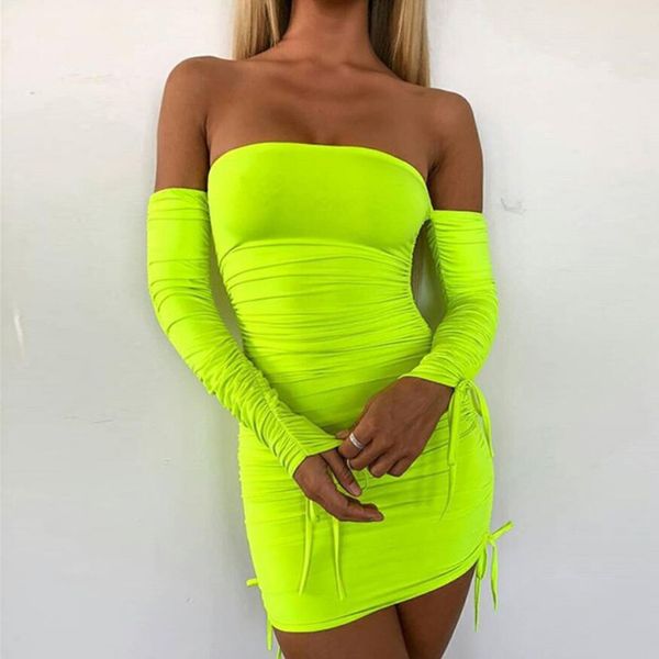 fashion autumn bodycon dress women 2019 long sleeve draw string solid fluorescent mini dress #y2, Black;gray
fashion autumn bodycon dress women 2019 long sleeve draw string solid fluorescent mini dress #y2, Black;gray