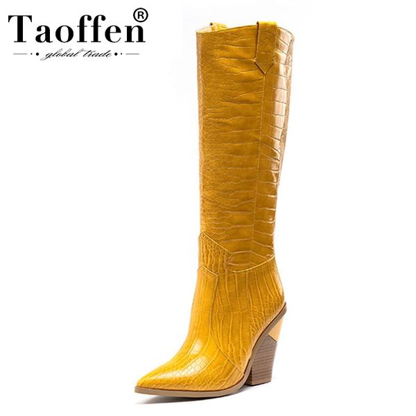taoffen knee high boots for women new plus size 33-46 winter keep warm plush shoes western cowgirl thick high heel boots, Black
taoffen knee high boots for women new plus size 33-46 winter keep warm plush shoes western cowgirl thick high heel boots, Black