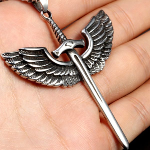 mens necklaces stainless stee hip hop mens pendant chain pendants male 2020 new men accessories wing cross pendant necklace, Silver
mens necklaces stainless stee hip hop mens pendant chain pendants male 2020 new men accessories wing cross pendant necklace, Silver