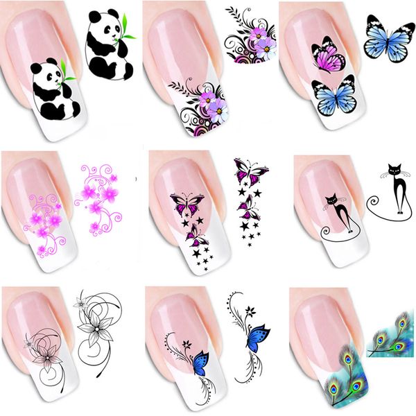 3/5/10pcs nail art sticker 3d foil nails tips water decal colorful fashion design nail sticker women girls manicure accessories, Black
3/5/10pcs nail art sticker 3d foil nails tips water decal colorful fashion design nail sticker women girls manicure accessories, Black