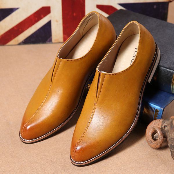 new fashion male wedding business dress men pointed toe oxfords man office dress leather shoes erf567, Black
new fashion male wedding business dress men pointed toe oxfords man office dress leather shoes erf567, Black