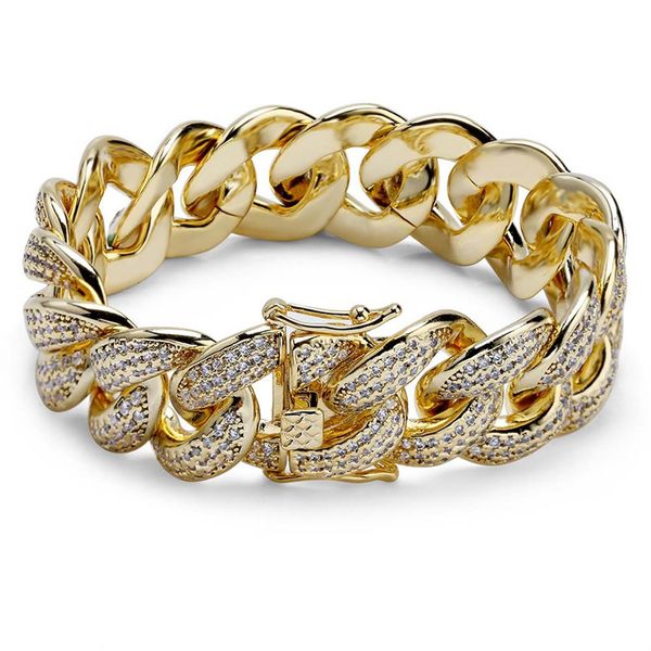 cuban chain bracelets fashion men women gold silver color hip hop bracelets luxury bling zircon bracelets, Golden;silver
cuban chain bracelets fashion men women gold silver color hip hop bracelets luxury bling zircon bracelets, Golden;silver