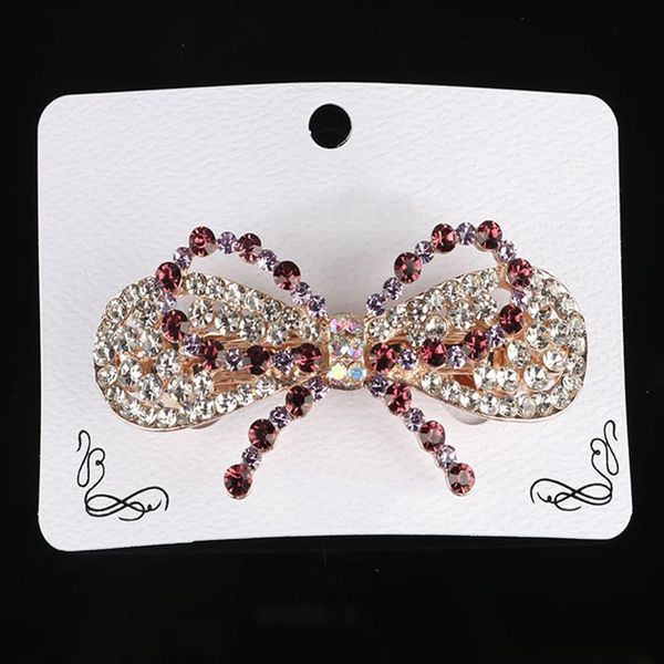 shiny full rhinestone inlaid bowknot hairpin hair clip spring barrette girls women lady metal crystal hairpins hair accessories, Golden;white
shiny full rhinestone inlaid bowknot hairpin hair clip spring barrette girls women lady metal crystal hairpins hair accessories, Golden;white