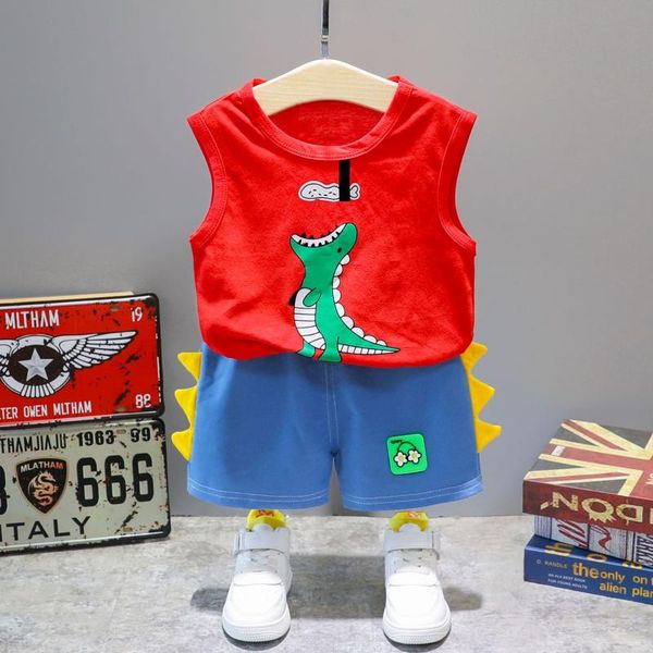 baby boys summer clothes crocodile sport vest + cartoon shorts toddler clothing short-sleeve costume children clothes, White
baby boys summer clothes crocodile sport vest + cartoon shorts toddler clothing short-sleeve costume children clothes, White