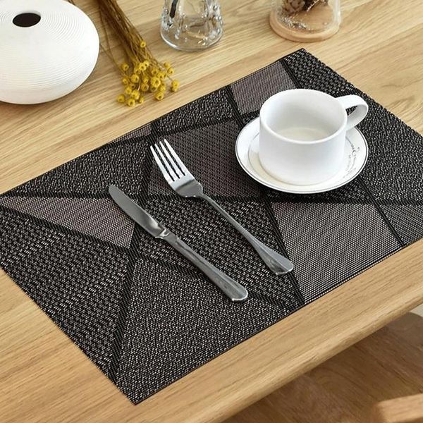 6pcs europe style placemat waterproof decoration mat heat-resistant table mat dishes tableware for table black
6pcs europe style placemat waterproof decoration mat heat-resistant table mat dishes tableware for table black